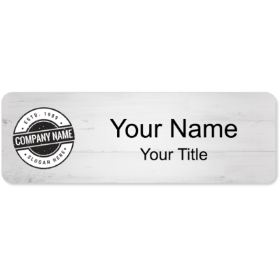 Custom Color Name Badge Design - 8