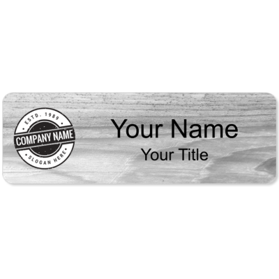 Custom Color Name Badge Design - 9