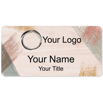 Custom Color Name Badge Design - 11