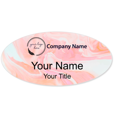 Custom Color Name Badge Design - 17
