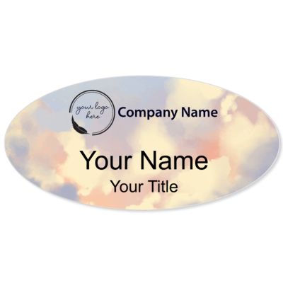 Custom Color Name Badge Design - 18