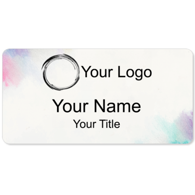 Custom Color Name Badge Design - 20