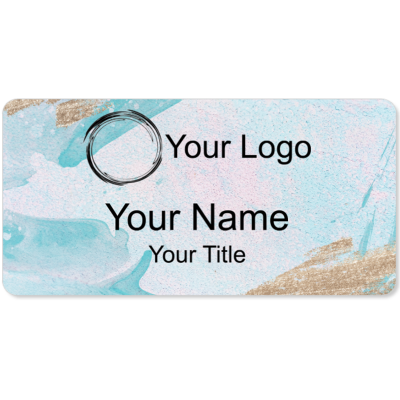 Custom Color Name Badge Design - 21