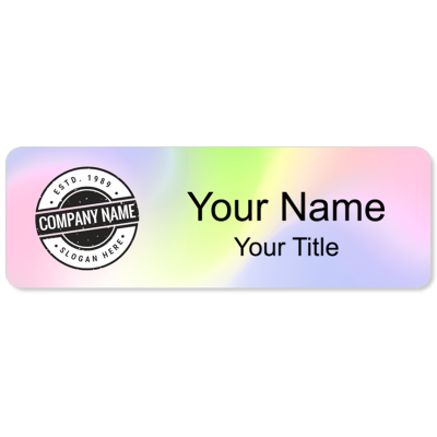  Custom Color Name Badge Design - 27