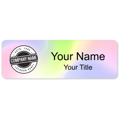 Custom Color Name Badge Design - 27