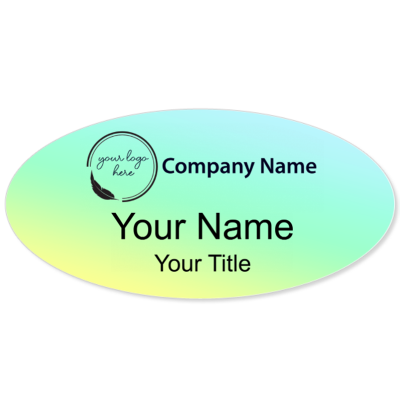 Custom Color Name Badge Design - 29