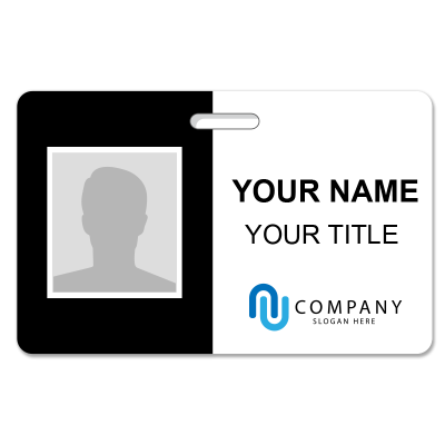  HORIZONTAL ID CARD- BASIC-DESIGN 12