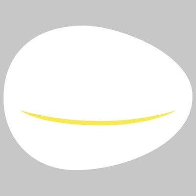 EGGS UP GRILL NAME BADGES- WHITE 50PK