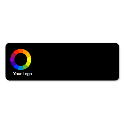  1x3 Chalkboard Name Badge