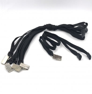  5pk Black Bulldog Breakaway Laynard 