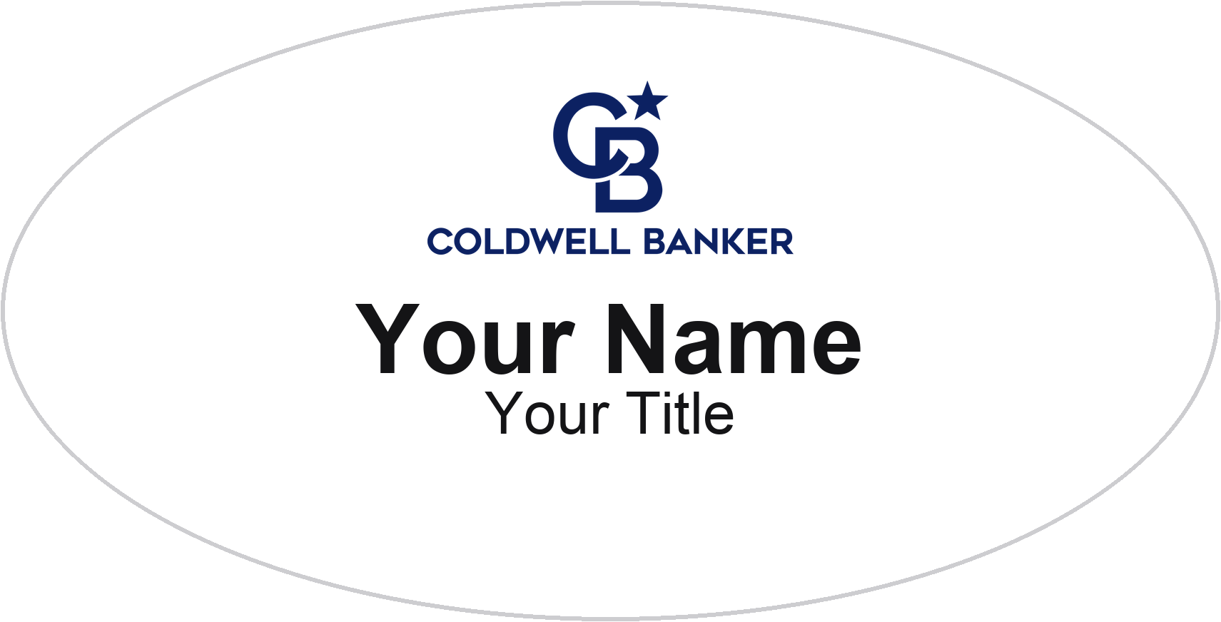Coldwell Banker Badge, White, No Border
