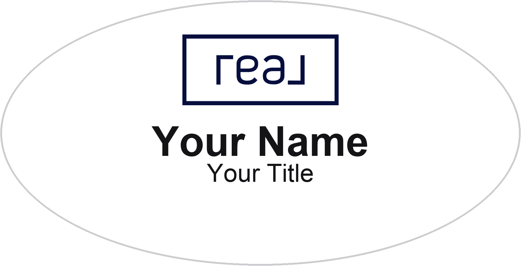 Real Broker Badge, White, No Border
