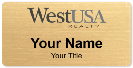 West USA Realty Badge, Style 4