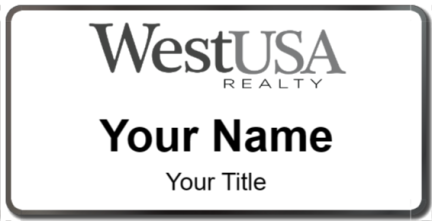 West USA Realty Badge, Style 3