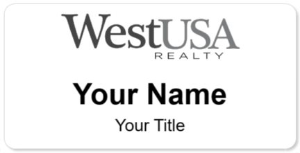 West USA Realty Badge, Style 6